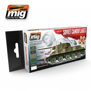 AMMO Mig 7107 1935-1945 SOVIET CAMOUFLAGES SET 6x17ml