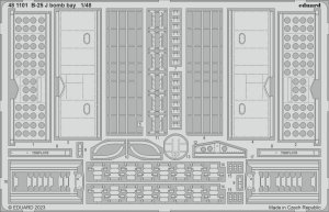 Eduard 481101 B-25J bomb bay HONG KONG MODELS 1/48