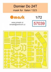Omask 57039 Dornier Do 24 T mask (for Italeri 1323) 1/72