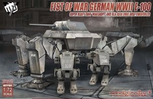 Modelcollect UA72160 Fist of War German WWII E-100 Super Heavy Tank Mauskopf and BLA-100A EMKF Ausf. ZweifuBler 1/72