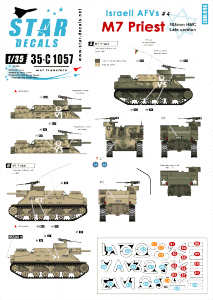 Star Decals 35-C1057 Israeli AFVs 4 1/35