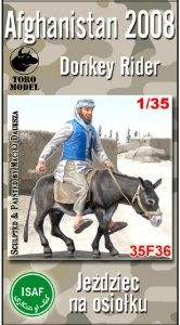 Toro 35F36 Afganistan 2008 - Jeździec na osiołku 1/35