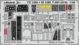 Eduard FE1499 F-86F-25/30 Airfix 1/48