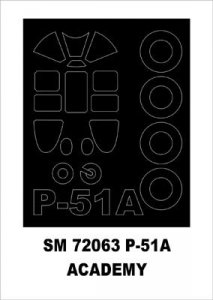 Montex SM72063 P-51A ACADEMY