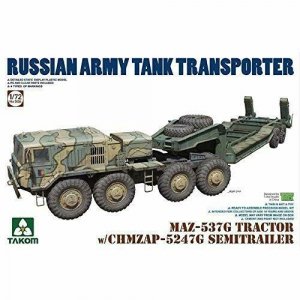 Takom 5004 MAZ-537G Tractor w/ CHMZAP-5247G Semitrailer 1/72