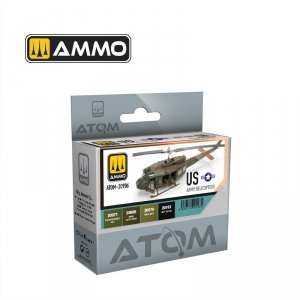 AMMO by Mig Jimenez 20906 ATOM US Army Helicopters Set 4x20ml