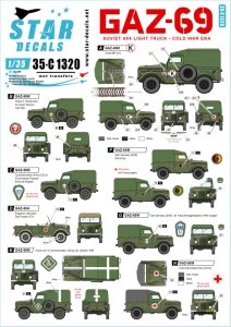 Star Decals 35-C1320 GAZ-69 1/35