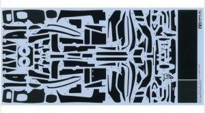 Tamiya 12669 FXX K Carbon Decals