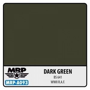 Mr. Paint MRP-A093 WWII RAF - Dark Green (BS 641) - aqua colors - 17ml