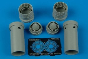 Aires 7241 F-4B, C, D, N Phantom II exhaust nozzles 1/72 Fujimi