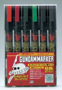 Gunze Sangyo GMS108 Gundam Marker Zeon Set