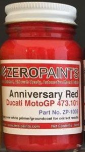 Zero Paints ZP-1005-04 Ducati Paints 60ml Anniversary Red 473.101 (MotoGP Bike)