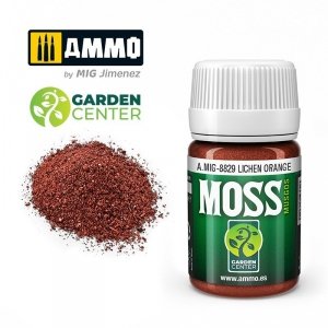 AMMO of Mig Jimenez 8829 Lichen Orange MOSS 35ml