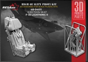 RESArm 48-04011 F-35 Lighting II Ejection seat (3D resin printing) 1/48