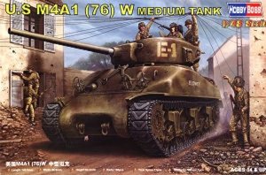 Hobby Boss 84801 U.S M4A1 76(W) TANK (1:48)