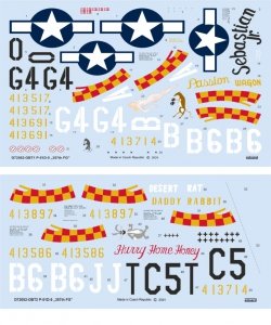 Eduard D72052 P-51D-5 '357th FG' EDUARD 1/72