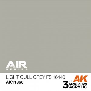 AK Interactive AK11866 LIGHT GULL GREY FS 16440 – AIR 17 ml