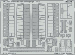 Eduard 481180 Spitfire Mk.IXe landing flaps Photo etched set for AIRFIX 1/48