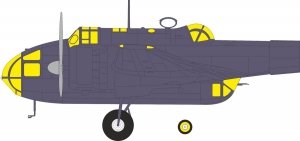 Eduard EX1163 Hampden B Mk.I Paint Mask Set for ICM 1/48