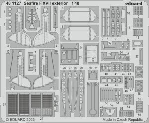 Eduard 481127 Seafire F. XVII exterior Airfix 1/48