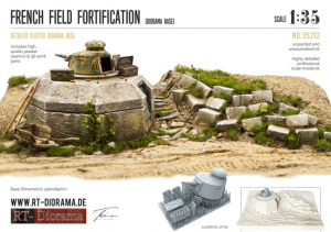 RT-Diorama 35312 Diorama Base: French Field Fortification 1/35