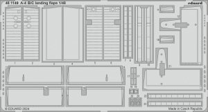 Eduard 481149 A-4B/ C landing flaps HOBBY 2000, HASEGAWA 1/48