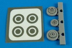 Aires 7291 F9F Panther wheels paint masks 1/72 Hobby boss