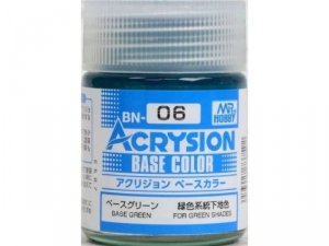 Gunze Sangyo BN06 Acrysion Base Color - Green 18ml