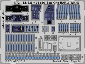 Eduard SS636 Sea King HAR.3 / Mk.43 AIRFIX 1/72