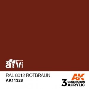 AK Interactive AK11328 RAL 8012 Rotbraun 17ml