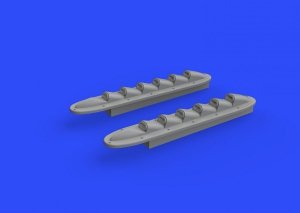 Eduard 648315 Typhoon Mk. I exhaust stacks w/ fairing  EDUARD, HASEGAWA 1/48