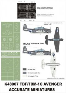 Montex K48007 TBM-1C Avenger  1/48