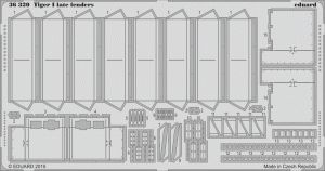 Eduard 36320 Tiger I late fenders 1/35 Academy