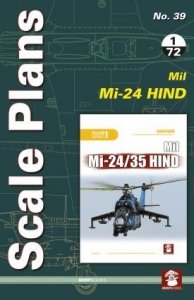 MMP Books 81579 Scale Plans No. 39 Mil Mi-24 Hind EN