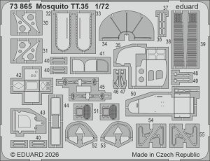 Eduard 73865 Mosquito TT.35  for AIRFIX 1/72