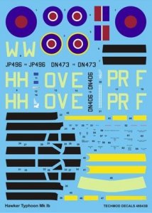 Techmod 48043 - Hawker Typhoon IB (1:48)