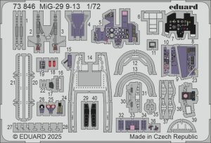Eduard 73846 MiG-29 9-13 GREAT WALL HOBBY 1/72