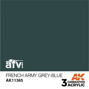 AK Interactive AK11365 French Army Grey-Blue 17ml
