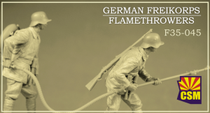 Copper State Models F35-045 German Freikorps flamethrower squad 1/35