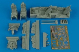 Aires 4428 F-16B MLU Fighting Falcon cockpit set 1/48 Hasegawa