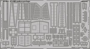 Eduard 48681 EA-6B undercarriage 1/48 Kinetic