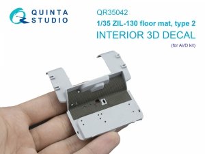 Quinta Studio QR35042 ZIL-130 floor mat, type 2 (AVD) 1/35