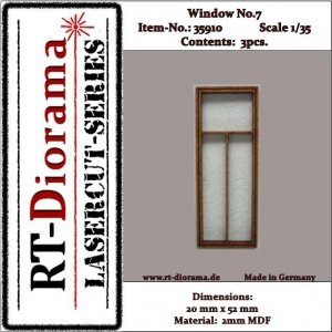 RT-Diorama 35910 Window No.: 7 (3 pcs) 1/35