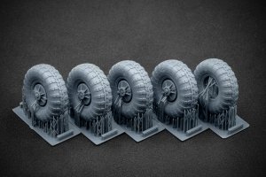 ScaleX WM 35013 BRDM 2 Ordinary wheel set (for Trumpeter) 1/35