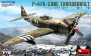 MiniArt 48015 P-47D-28RE THUNDERBOLT. FREE FRENCH AIR FORCE 1/48