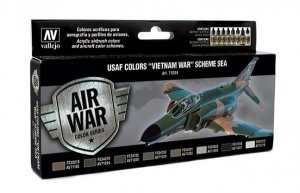 Vallejo 71204 Air War Color Series - USAF colors “Vietnam War” Scheme SEA (South East Asia)