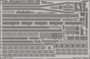 Eduard 17034 USS Lexington CV-2 05/1942 TRUMPETER 1/700