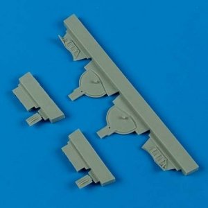 Quickboost QB48451 A6M5 Zero undercarriage covers  Hasegawa 1/48