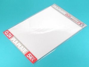 Tamiya 70126 Pla-plate 0.2mm 364x257mm 5 pcs