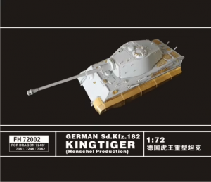 FlyHawk Model FH72002 German Sd.Kfz. 182 Kingtiger (Henschel Production) (for Dragon 7240, 7246, 7361, 7362) 1/72